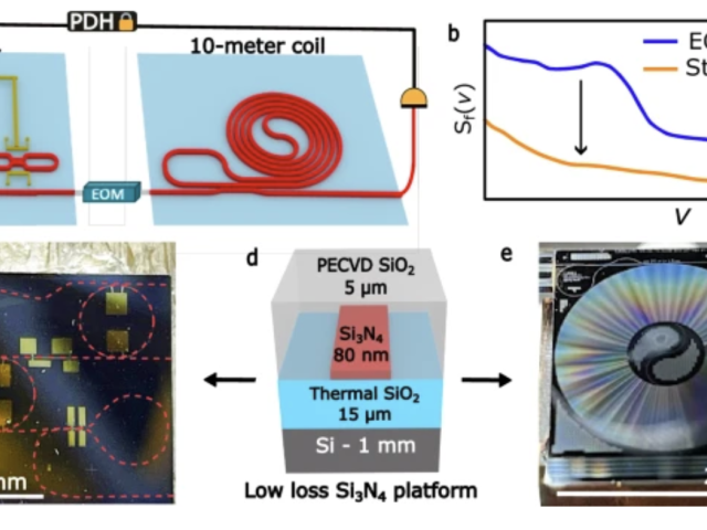 Experimental setup of the integrated ECTL stabilized to an integrated coil reference cavity.